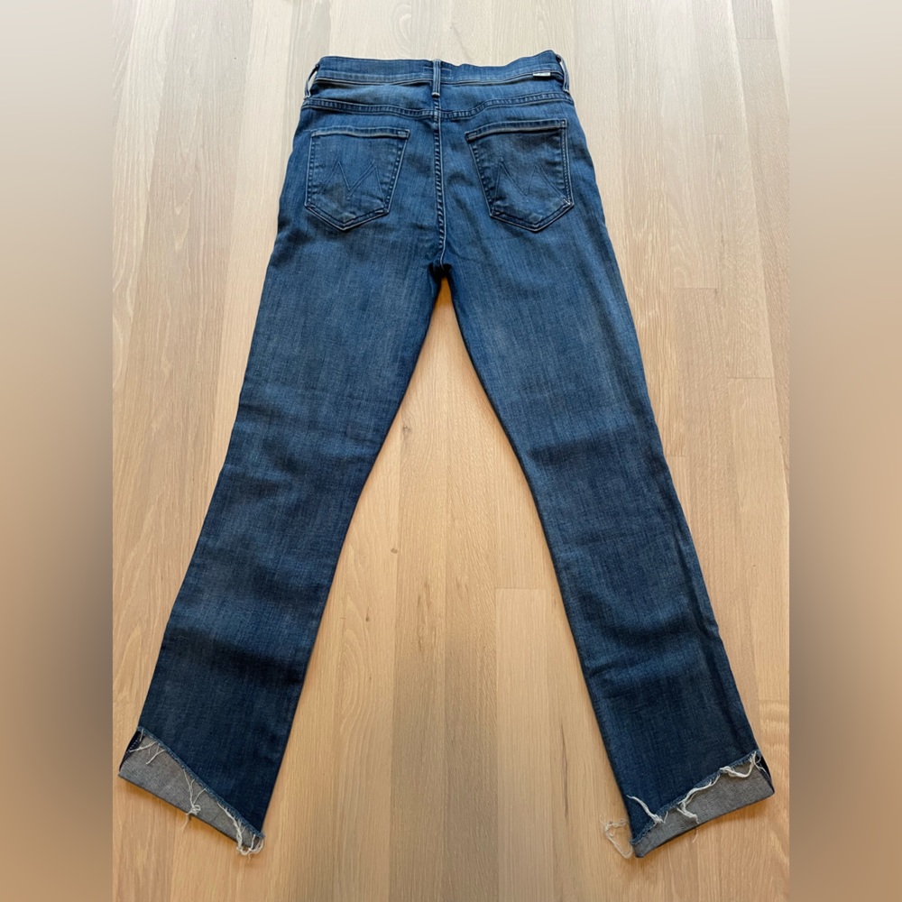 MOTHER High Waisted Rascal Ankle Slit Flip - Picture 3 of 11